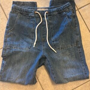 One Teaspoon Women’s Medium Blue Denim Jeans with Contrast Stitching